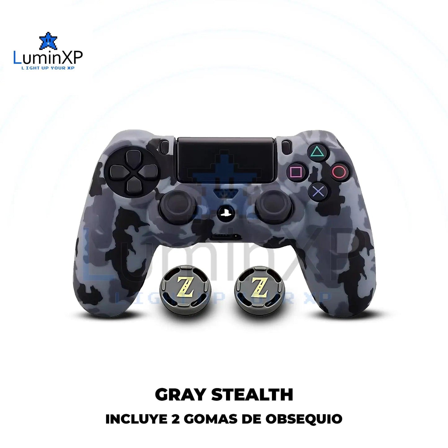 Fundas Protectoras para Mando PS4 Gray Stealth