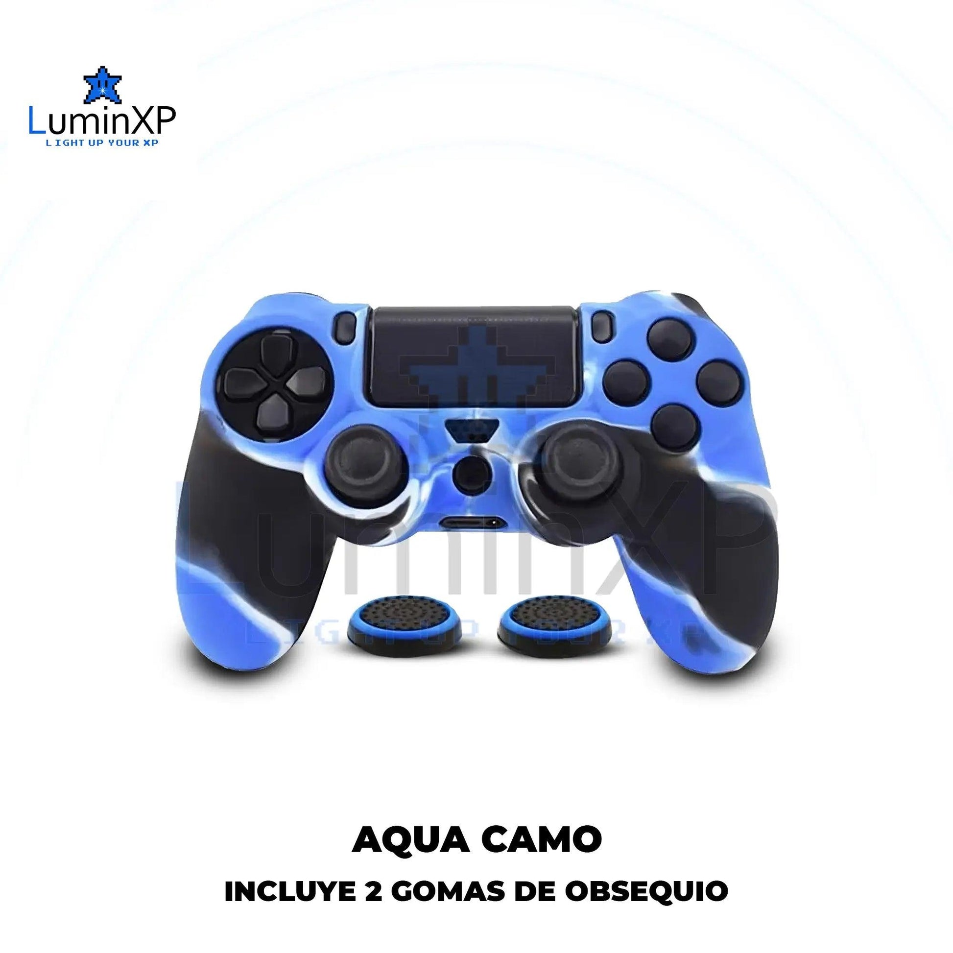 Fundas Protectoras para Mando PS4 Aqua Camo