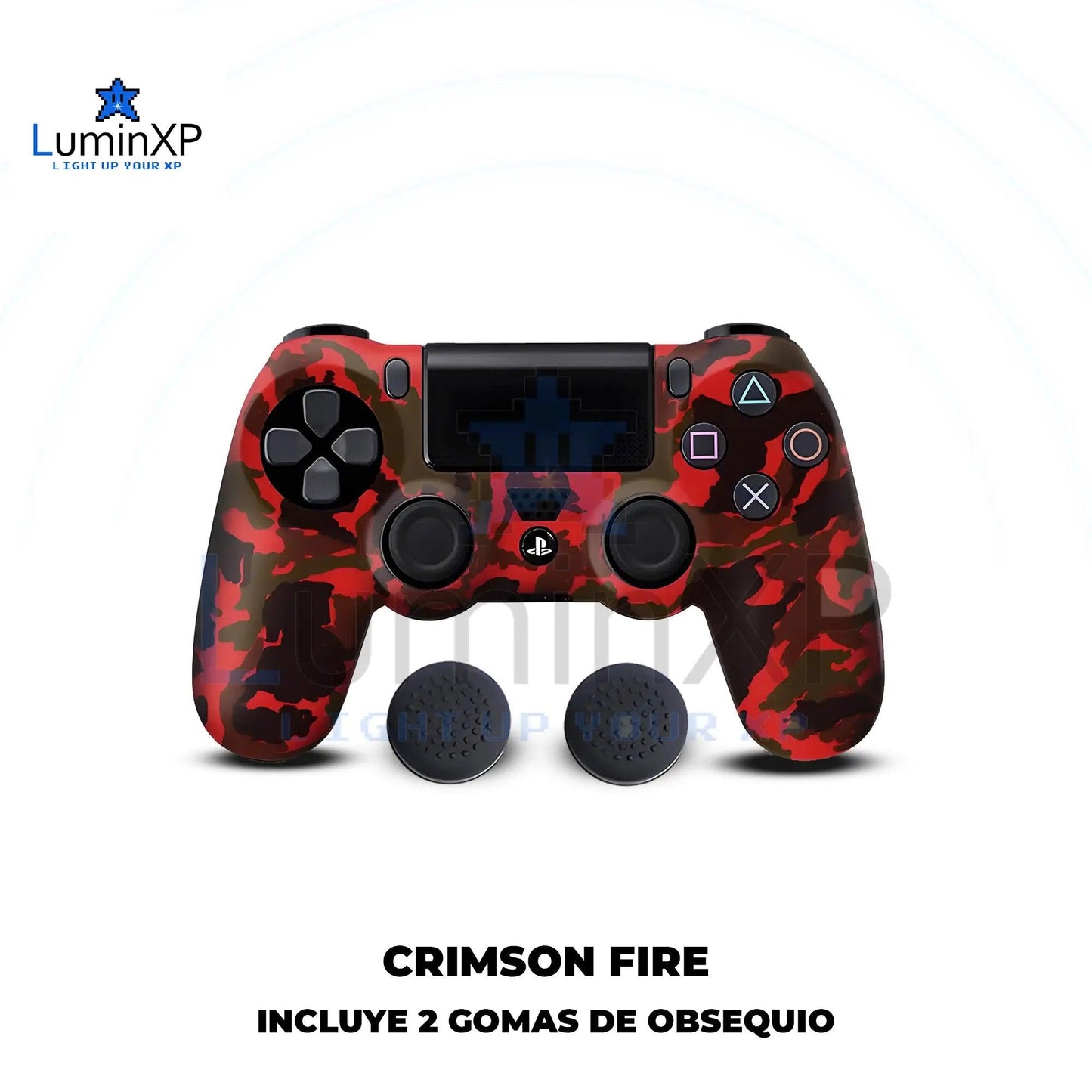 Fundas Protectoras para Mando PS4 Crimson Fire