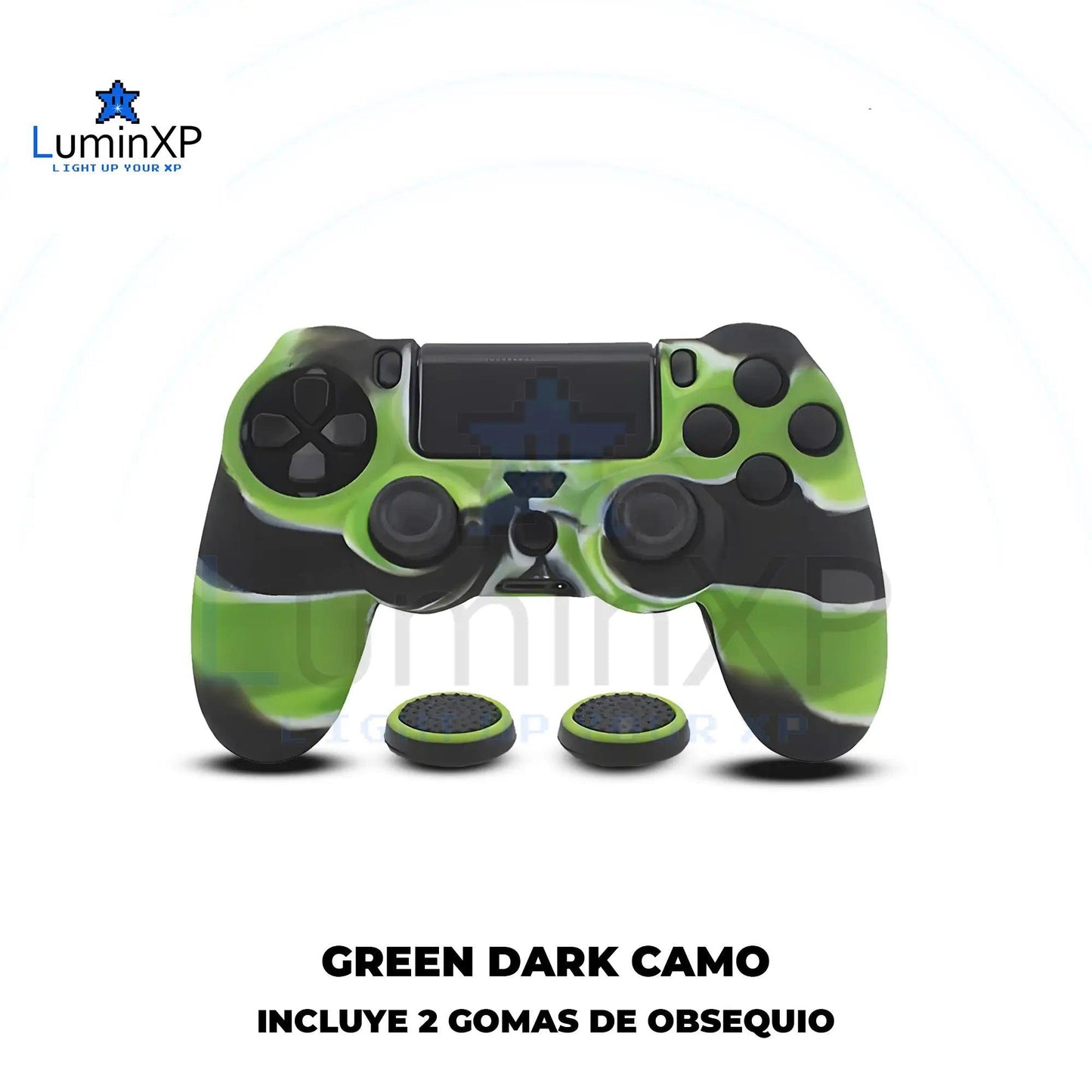 Fundas Protectoras para Mando PS4 Green Dark Camo