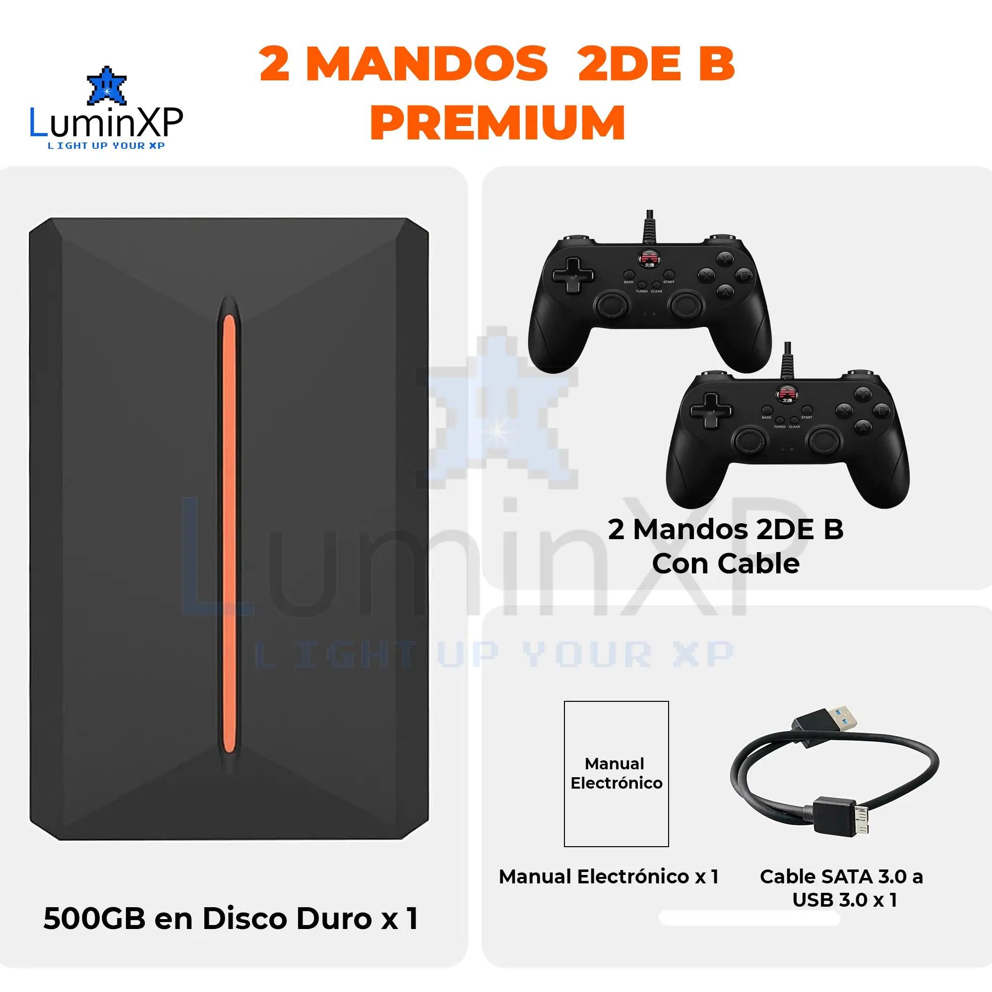 Launchbox Disco Duro Retro 2DE B Con Cable