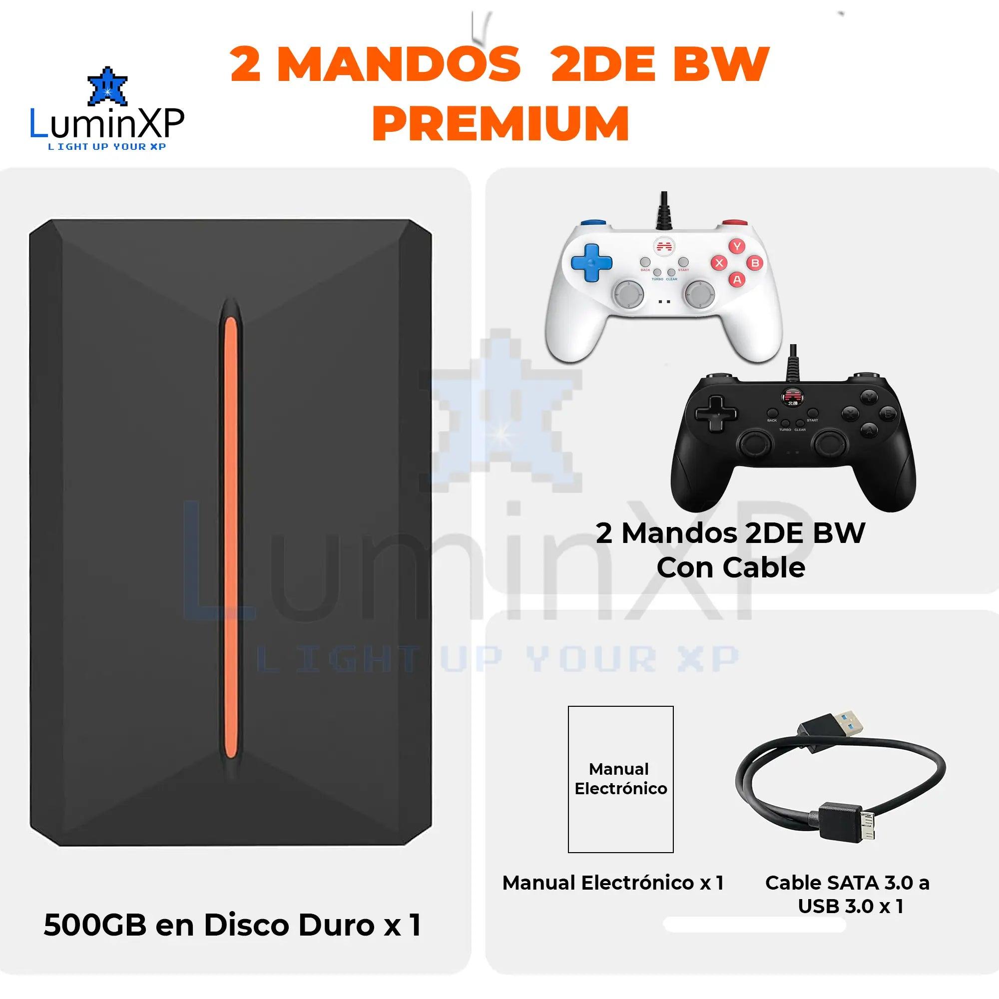 Launchbox Disco Duro Retro 2DE Con Cable