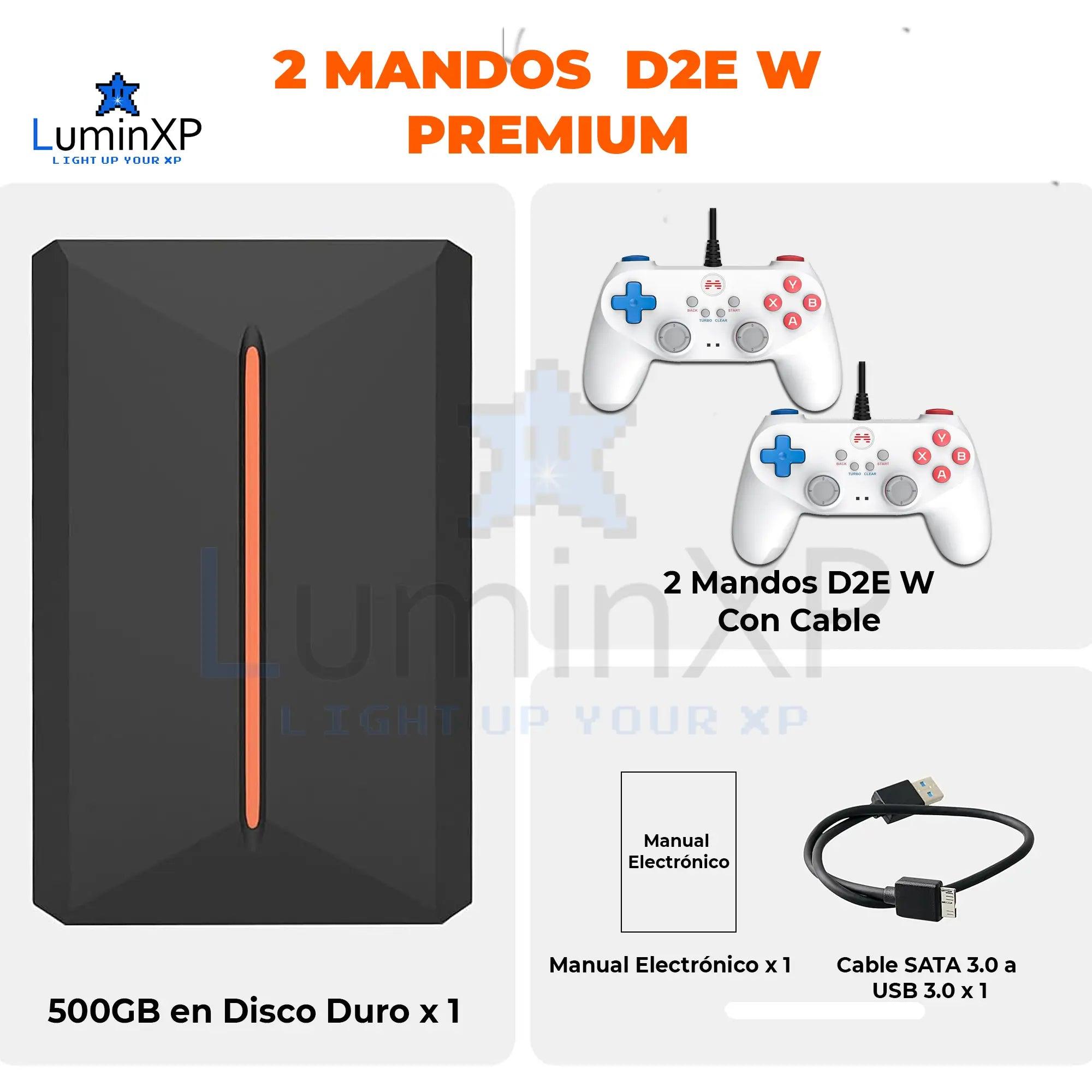 Launchbox Disco Duro Retro D2E Con Cable