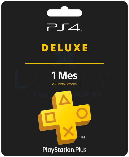 PS Plus PS4 Deluxe 1 Mes