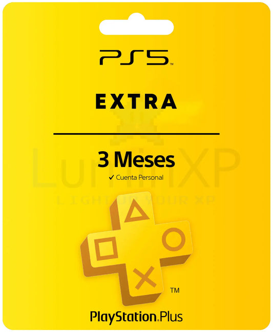PS Plus PS5 Extra 3 Meses
