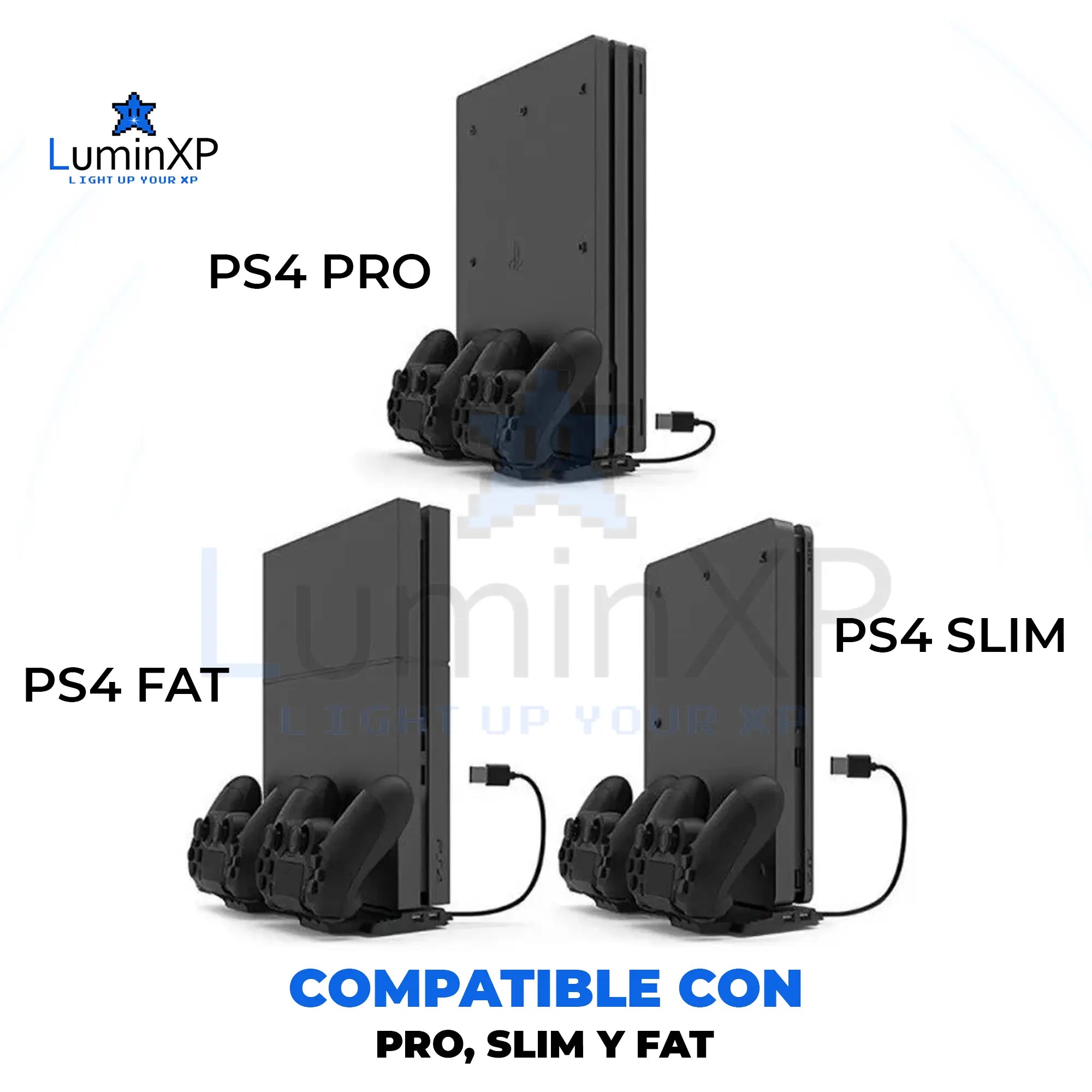 Stand Multifuncional DOBE para PS4/Slim/Pro